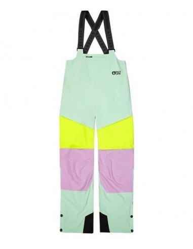 pantalon de ski picture elwy bib silt green orchid acid