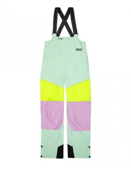pantalon de ski picture elwy bib silt green orchid acid