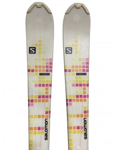 Ski Occasion Salomon Sun White + Fix