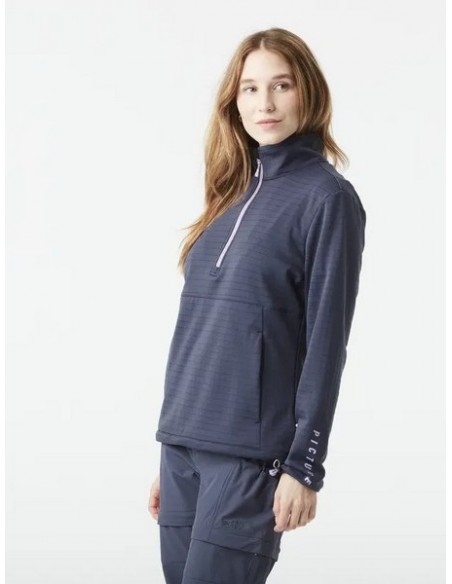 bake 1/4 greed fleece odyssey gray