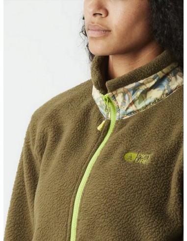 Picture Zelkova Zip Fleece Tobacco