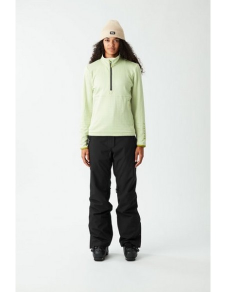 picture bake w 1/4 grid fleece tender green