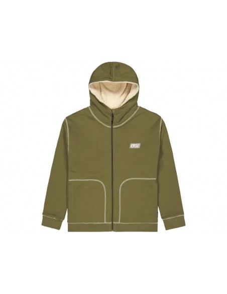 picture basement plush z hoodie tobacco