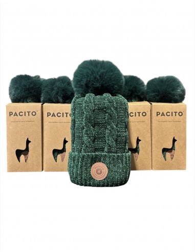Lot de 5 Bonnets fourrés Pacito Vert