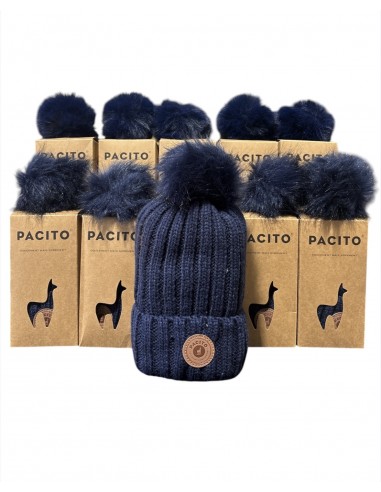 Lot de 10 Bonnets fourrés Pacito Bleu