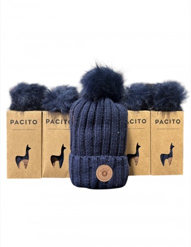 Lot de 5 Bonnets fourrés Pacito Bleu