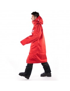 cape de ski rossignol long shell red 2