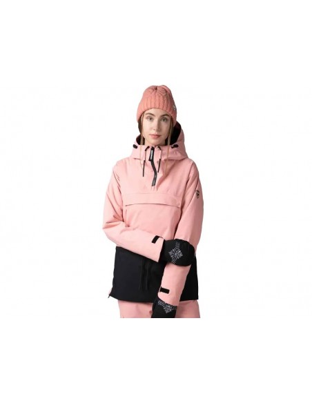 rossignol w snb anorak cooper pink