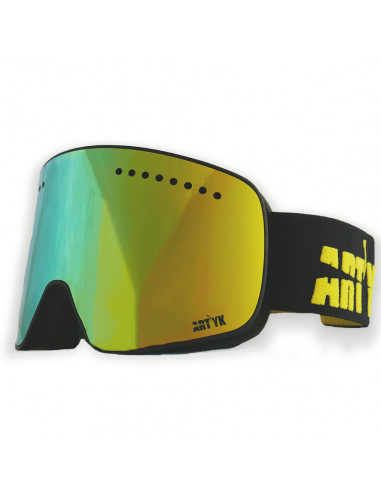 Masque de ski Magnétique ARTYK 2 verres S1 + S3 Black Yellow Equipements