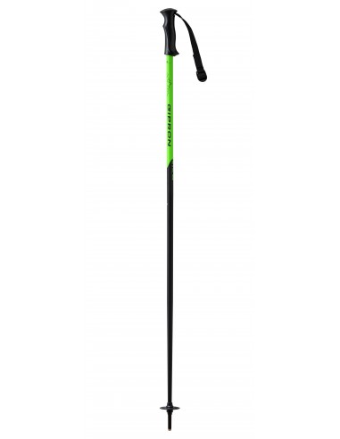 batons de ski vert fluo