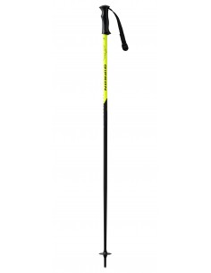 batons de ski jaune fluo