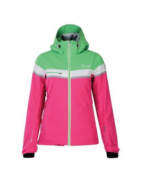 Veste de Ski Femme Neuve Dare 2B Premiss Cyber Pink Green Taille XXS Vestes de ski femme