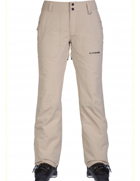 Pantalon de Ski Neuf Armada Lenox Insulated Taupe Taille XS Pantalons de ski femme