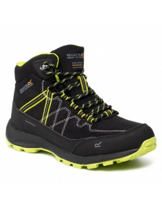 Chaussure de Montagne Homme Regatta Samaris Lite Black / Lime Punch Outdoor