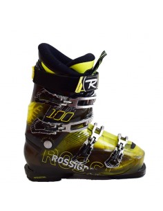 Chaussure de ski occasion junior Rossignol All track jaune 