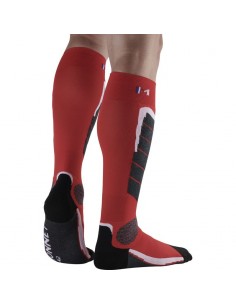 Chaussettes de ski Techniques Monnet Access Red Accueil