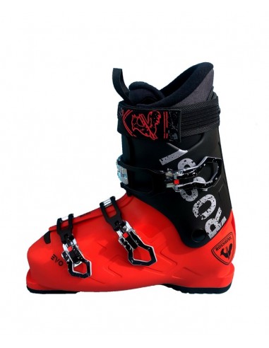 Chaussures de ski Neuves Rossignol Evo R Black Red 2024 Taille de 26 à 32.5 Mondopoint Chaussures de ski