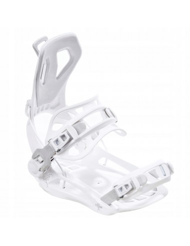 Fixations de snowboard Systeme Flow Raven FT360 White Taille S(35 à 40), M(39 à 42) Fixation snowboard