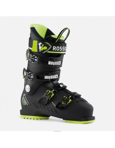 Chaussures de ski Neuves Rossignol Hi Speed 100 HV Black Yellow 2024 Chaussures de ski