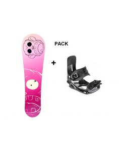 Pack Snowboard Neuf Monkey Junior Taille 120cm, 130cm + Fix Junior réglable Accueil