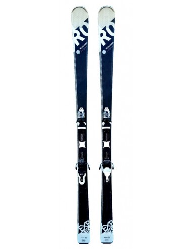 Ski Occasion Rossignol Experience 80 Blanc + Fix Ski occasion homme