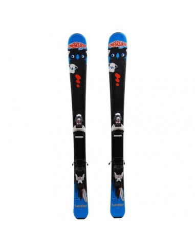 Ski Wedze Onebreaker Bleu Taille 104cm + Fix Accueil