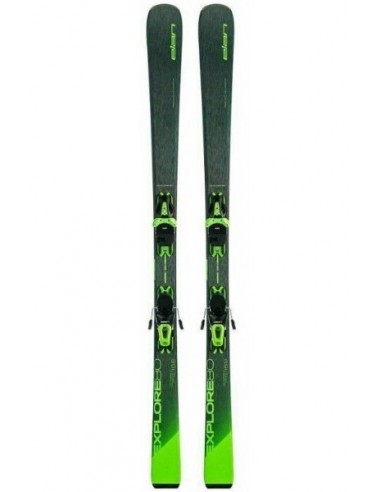 Ski Occasion Elan Explore 80 Taille 144cm + Fix Ski