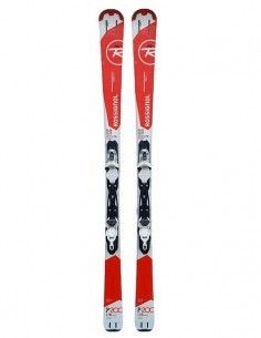 Ski Occasion Rossignol Pursuit 200LTD White Red + Fix Look Ski adulte