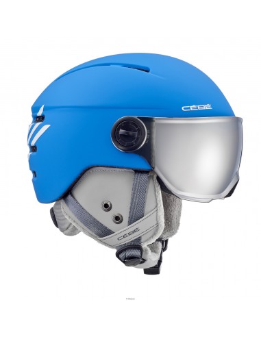 Casque de ski Neuf Cébé Fireball Junior Taille 49/51cm à visière Equipements