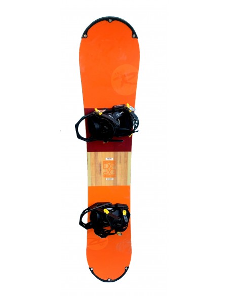 Pack Snowboard Test Rossignol Exp Orange Bordeaux + Fix Snowboard occasion