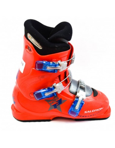 Chaussures de ski Junior Salomon Team 3 Red Blue Taille de 21 à 26 Mondopoint Accueil