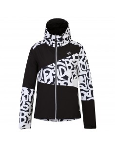 Veste de ski Femme Dare 2B Ice Jacket Black Graffiti 2024 Equipements