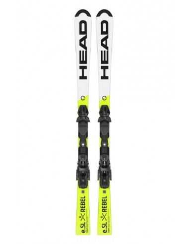 HEAD WCR E.SL REBEL TEAM 2023 + Fix Tyrolia Evo 9CA Taille 144cm Ski junior