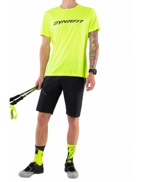 T-Shirt Dynafit Traverse 2 Man Neon Yellow Outdoor