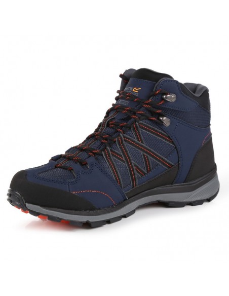Chaussure de Montagne Homme Regatta Samaris II Mid Navy / Burnt Salmon Outdoor