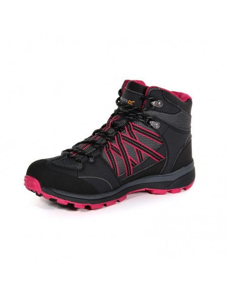 Chaussure de Montagne femme Regatta Lady Samaris II Mid Briar / Dark Cerise Outdoor