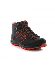 Chaussure de Montagne femme Regatta Lady Samaris II Mid Black / Neon Peach Outdoor