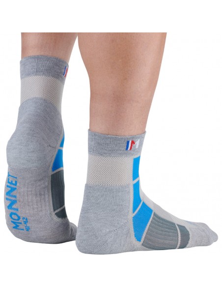 Chaussettes de Randonnée Techniques Monnet Mid Air Bleu