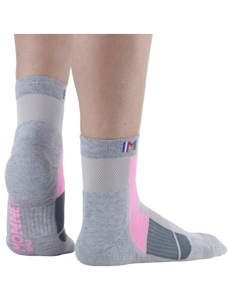 Chaussettes de Randonnée Techniques Monnet Mid Air Rose