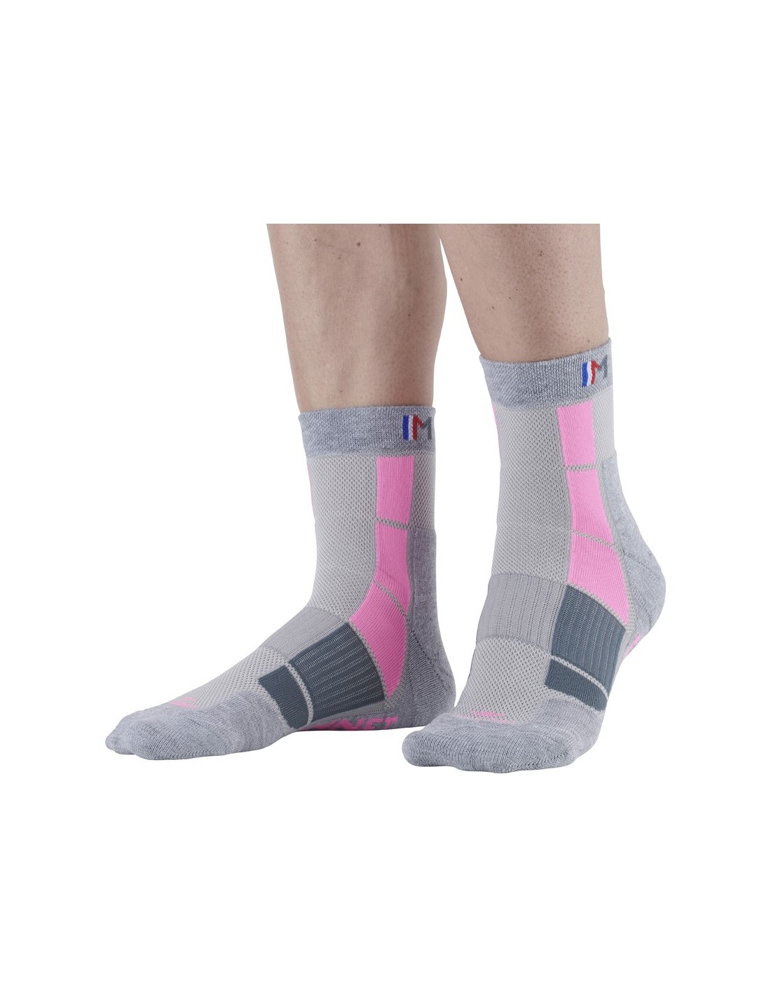 Chaussettes De Randonnée CMP Softair Mid Homme | Fabriqué En Italie | Semelle En Éponge, Coutures Anti-Frottements