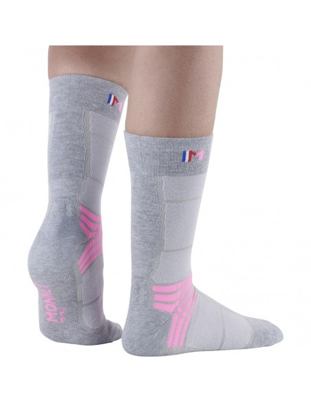 Chaussette Monnet Trek Air Rose