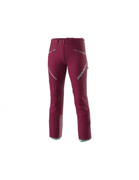 Pantalon de Ski de Randonnée Dynafit Radical Goretex Infinium W Beet Red Pantalons de ski femme