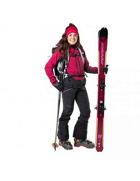 Veste de ski de Randonnée Dynafit Free Infinium GTX Hybrid W Beet Red Vestes de ski femme