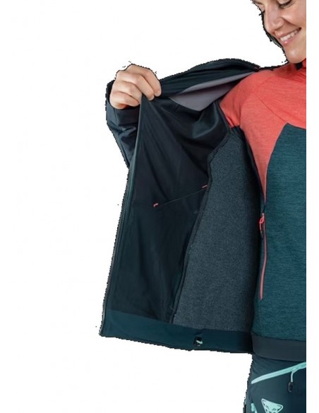 Veste de ski de randonnée / Freeride Dynafit Radical Infinium Hybrid W Hot Coral Vestes de ski femme