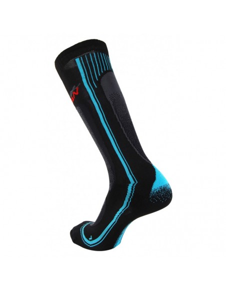 Chaussettes de ski Techniques Rywan New Cortina Mi Bas de Ski Bleu Chaussettes de ski