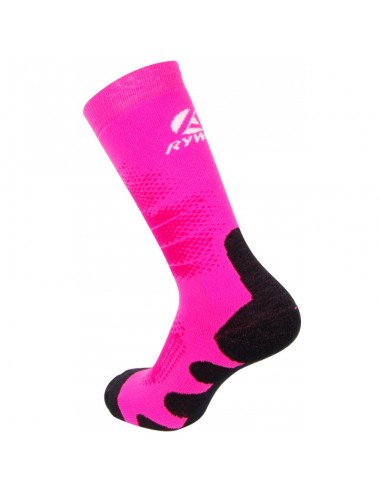 Rywan Lot de 2 paires chaussettes de ski Enfant Chaussettes de ski