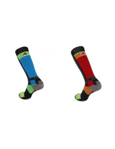 Rywan Lot de 2 paires chaussettes de ski Adulte Chaussettes de ski