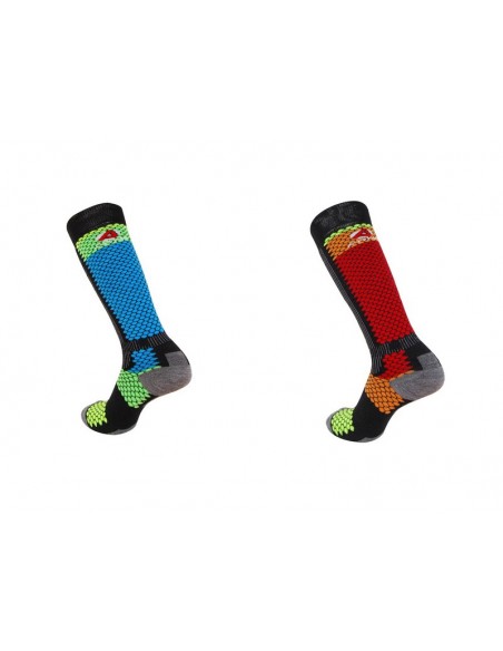 Rywan Lot de 2 paires chaussettes de ski Adulte Chaussettes de ski