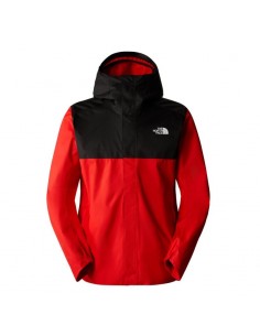 the north face quest zip in red