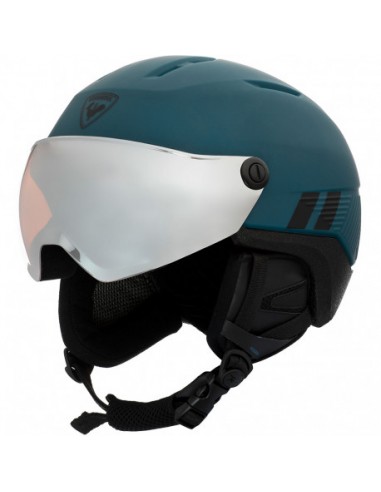 Casque de ski Neuf Rossignol Fit Visor Impacts Blue 2024 Taille M/L, L/XL Equipements